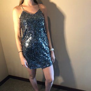 Express sparkly dress